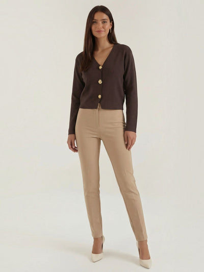 Phyllis Strickjacke mit V-Ausschnitt
